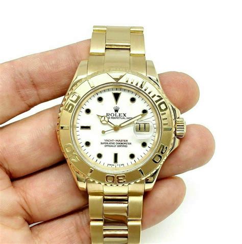 rolex yacht master gold steel price|rolex yacht master 40mm price.